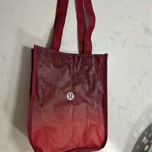Lululemon Athletica Burgundy Mesh Tote